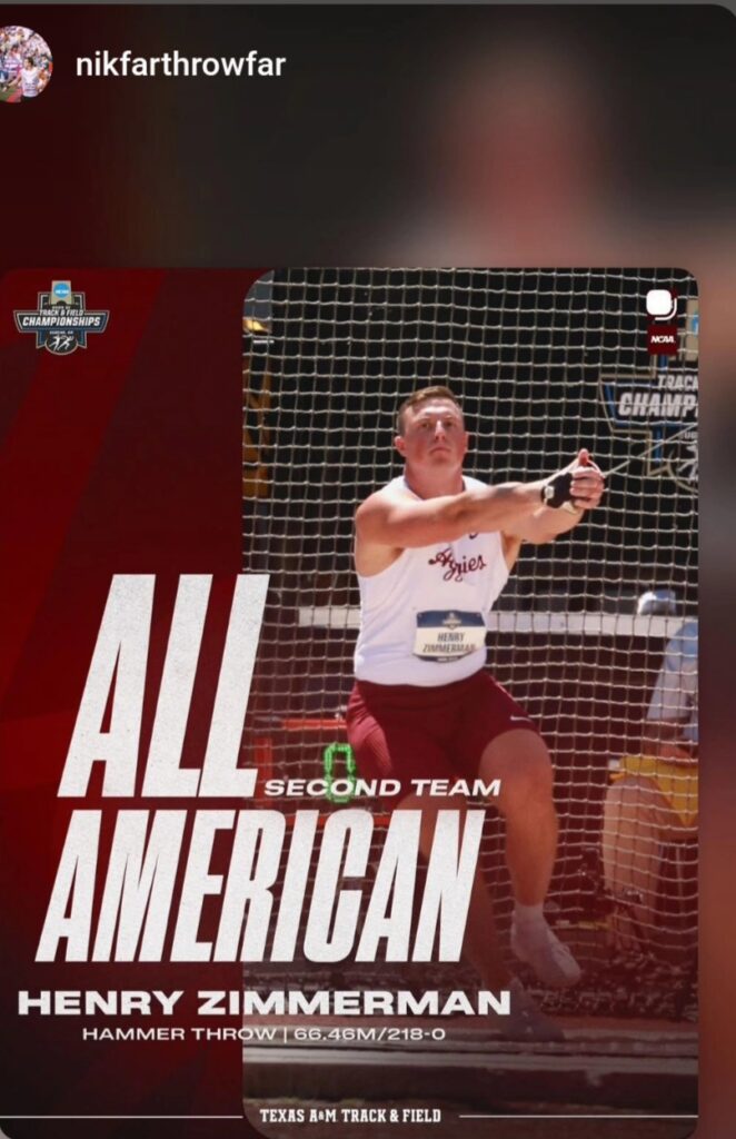 Hank Zimmerman - Texas A&M