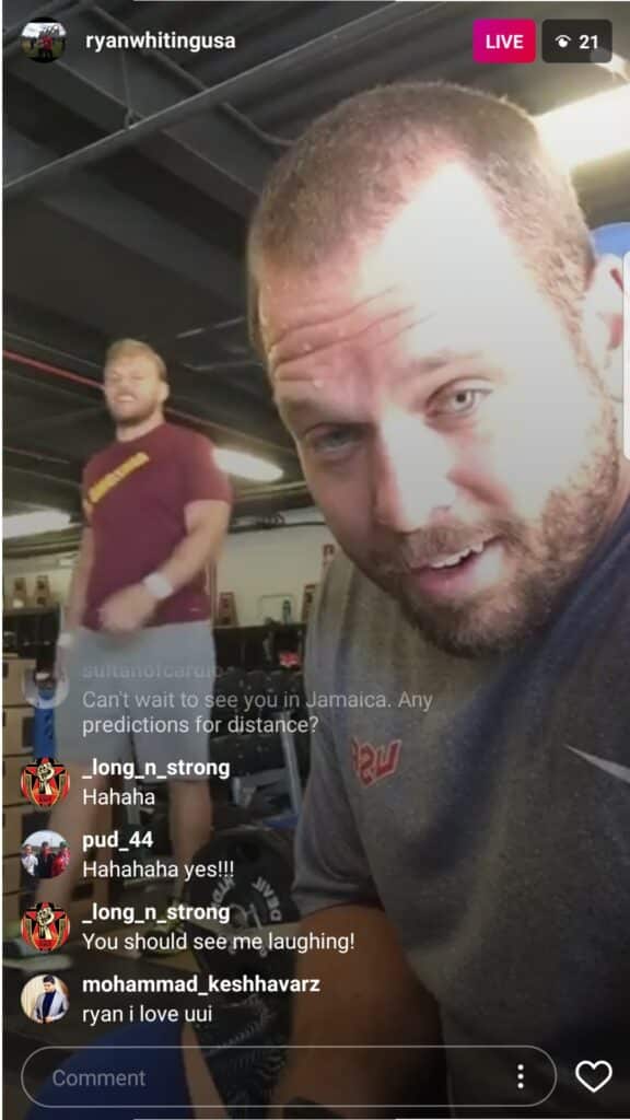 RYAN WHITING AND_KYLE LONG IN THE ASU WEIGHTROOM
